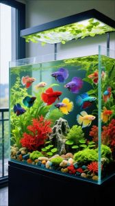 孔雀鱼鱼缸怎么布置_选对鱼缸，养好孔雀鱼