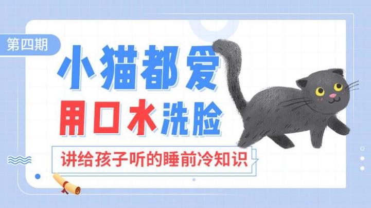 猫为什么用口水洗脸_猫咪洗脸抹口水，天生的健康习惯！