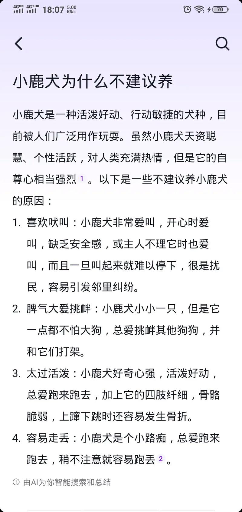 鹿狗为什么不建议养_美丽易病难训,养前请三思 鹿狗为什么不建议养_美丽易病难训,养前请三思